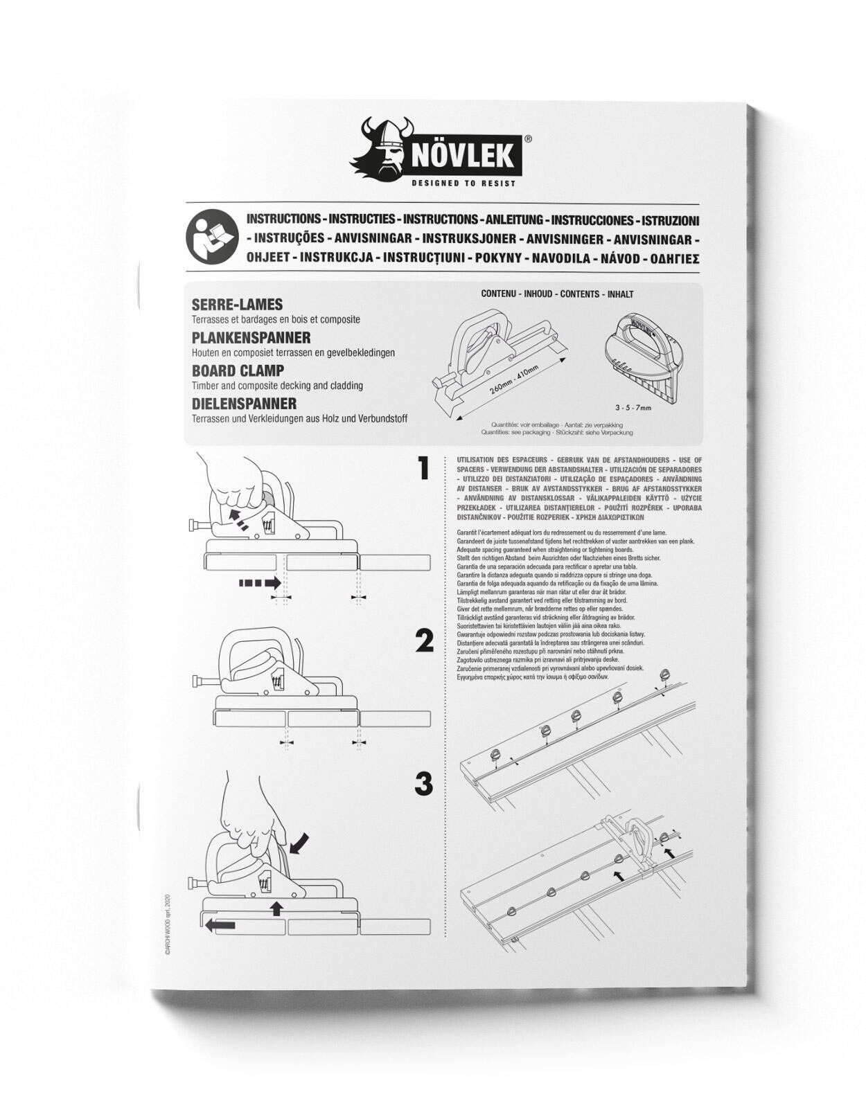 Instructions Board Clamp